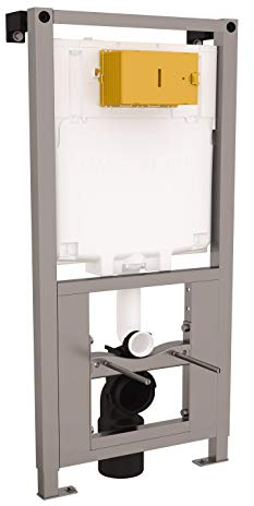 Calmwaters® - Vorwandelement für Trockenbau inklusive Unterputz-Spülkasten mit 2-Mengen-Spülung für Wand-WCs - 36AD3160