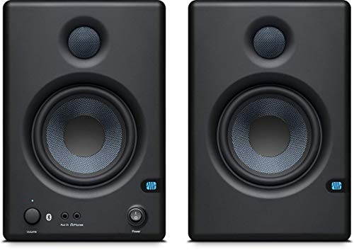 PreSonus Eris E4.5 BT Lot de 2 moniteurs multimédia de studio haute définition et Bluetooth à deux voies 11,4 cm