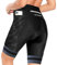 NICEWIN Radlerhose Damen mit Sitzpolster 4D Gepolstert Fahrradhose kurz Sporthose Atmungsaktive Schnell Trocknende Stoßfeste Radlershorts Damen (S, Schwarz)