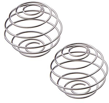 PZRT 2pcs 304 Stainless Steel Shaker Balls Whisk Balls Milkshake Protein Shaker Ball Wire Mixer Spring Mixing Balls Kitchen Tools