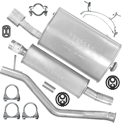 Adamot Auspuffanlage Schalldämpferset Auspuff für Peugeot 206 CC 2.0