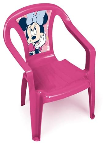 ARDITEX Minnie Maus Stuhl, 36,5 x 40 x 51 cm, Kunststoff, Cartoon, Dekorativ, Outdoor, Polypropylen