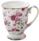 XNSHUN Kaffeetassen Teetasse Keramiktasse 300ML, Vintage Keramik Teebecher Kaffeebecher, Verschiedene Blumenmuster Becher Aus Porzellan Für Kaffee, Tee Und Milch, Spülmaschinengeeignete