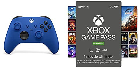 Xbox Wireless Controller -Shock Blue + Game Pass Ultimate 1 M