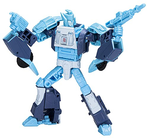 Transformers Legacy Velocitron 5 Inch Action Figure Deluxe Class Exclusive - Blurr