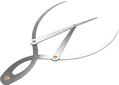 Hundnsney Mittlere Brems SäTtel Golden Brems SäTtel Edelstahl Augenbrauen Lineal 1: 1.618 Mess Werkzeug für Make-Up