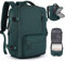 Handgepäck Rucksack 45X36X20 für Easyjet Reiserucksack Wasserdichter Unter Dem Sitz Handgepäck Rucksack Flugzeuge Reisetasche Weekendertasche Wanderrucksack Lässiger Tagesrucksack,A10-Pfauenblau