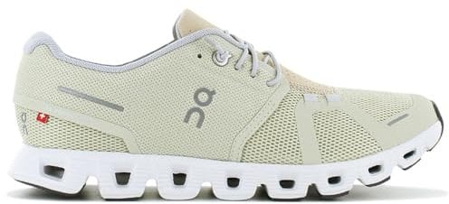 ON Women's Cloud 5 Sneakers, Haze | Sand, 42.5 EU