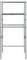 Livarno Home Waschmaschinen Überbauregal Waschmaschinenüberbau Max 3 Ablagen (Grau)