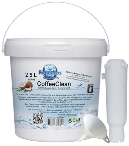 Wasserfilter Nachfüllset passend für Melitta ‧ Nivona ‧ Krups ‧ AEG Kaffeevollautomaten | 2.5 Liter