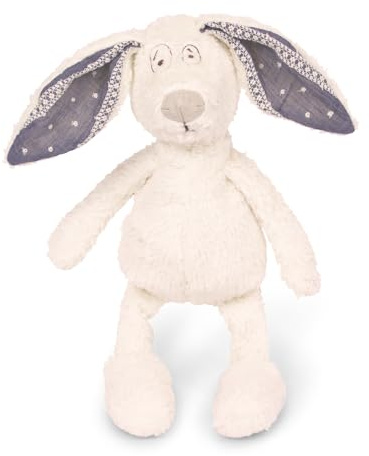 Himmelgrün® Kräuter Kuscheltiere (Häschen Flora) mit Bio Hirseschalen und duftender Kinder Kräutermischung, 2-teilig aus 100% Baumwolle mit Zipp. Plastikfrei und naturbelassen (Häschen - Flora)