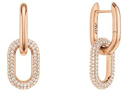 Daniel Wellington Crystal Link earrings One Size Rose Gold Plated Brass Rose Gold