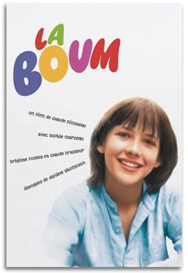 szzmyo La Boum Filmposter, dekoratives Gemälde, moderne ästhetische Leinwand, Poster, Schlafzimmer-Kunst, Wohnzimmer, Dekoration, Poster, 30 x 45 cm, ungerahmter Stil