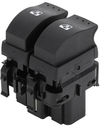 A ABSOPRO Elektrische Fensterheber Schalter Für Renault Espace 4 2002-2014 | OE-Nr 8200315044, Material Kunststoff Metall, 10 Pins, Vorne Links Fahrerseite