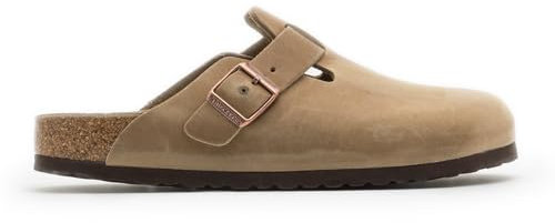 BIRKENSTOCK Unisex Boston BS Oiled Leather Tobacco Brown Sandalen 38 EU
