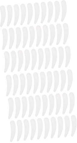 WOONEKY 200piezas Cucharas De Facial Desechables De De Cosmética Para Aplicar y Utensilios De Cuidado Cerámico