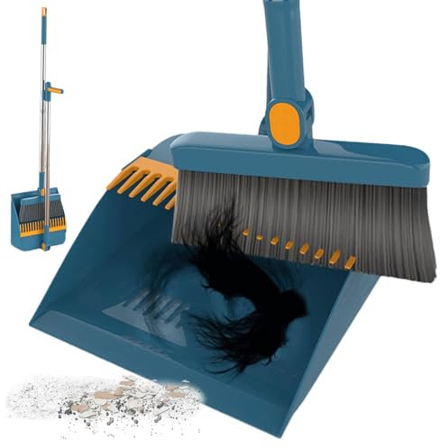 Broom And Dust Pan - Broom And Dustpan Set For Home - Broom And Dustpan Set Broom With Dustpan Cleaning Teeth Combo Set For Home