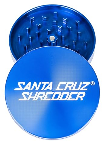 Santa Cruz Shredder Jumbo Gewürzmühle aus Metall mit strukturiertem Griff, 2-teilig, 10,2 cm, Blau