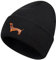 Geyoga Warme Weiche Wintermütze Winter Beanie Mütze Strickmütze mit Stickerei Kalte Mütze mit Hundestickerei Geschenk Strickmütze für Hundebesitzer(Schwarz,Schöner Dackel)