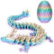 BDBFPAN 3D Drache Im Ei, 3D-Gedruckter Drache 3D Gedrucktes Drachenei Drachen Spielzeug Dracheneier Für Fantasy-Enthusiasten Drache 3D Druck Kreativer Und Lustiger Drachen Ei (Candy Color)
