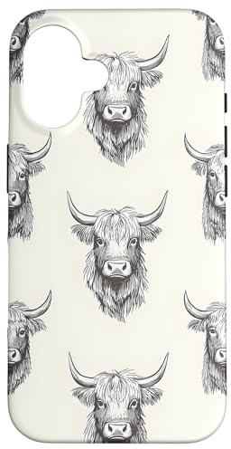 Highland Cow Nature Case for iPhone 16