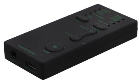 POPETPOP Scheda Audio Live Portatile Per Modifica Gadget Effetti Sonori Mini Dispositivo Alterazione Vocale Compatto Uso Streaming e Registrazione Su Smartphone e Computer