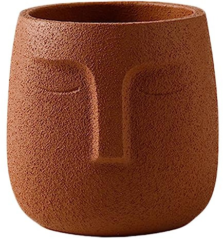 CANIGHT 1 Pezzo Decorativo per Piante Design Terracotta Drenaggio per Ed Esterni