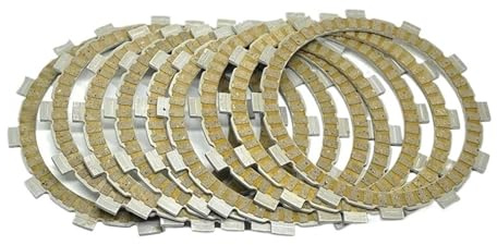 Compatible with KZ1000 Police CSR L Series KZ1000 Vintage Motorcycle Parts Clutch Friction Plate Kit 9 Piece Set
