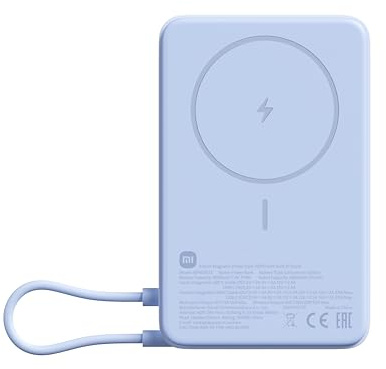 Xiaomi Power Bank Magnetico 10000mAh con Supporto Regolabile, MagSafe USB-C