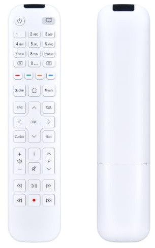 HZIME MR401 MR400 Ersatzfernbedienung für Telekom Receiver | Kompatibel mit T-Home und Telekom Media Receiver MR 400, MR 200, MR 401 und MR 201. Ersatzfernbedienung für Receiver.