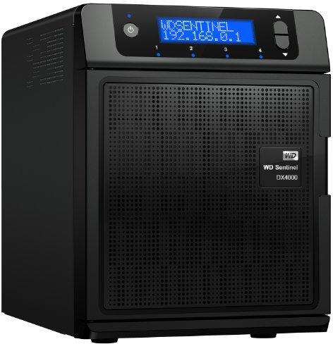 WD Sentinel DX4000 NAS Server di Archiviazione da 8 TB, USB 3.0, Nero