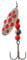 Savage Gear Caviar Spinner, Hechtköder, Angelköder, Kunstköder, Barschköder, Zanderköder, Köder für Hecht, Zander, Barsch, Forellenköder, Barschspinner, Forellenspinner, Hechtspinner, Farbe:Fluo Orange Silver, Größe / Gewicht / Packungsinhalt:Gr. 4 / 18g