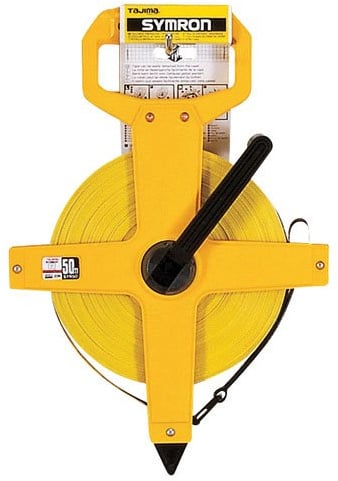 Tajima SYR50MT Symron-R langes Klebeband, Gelb, 50 m x 13 mm