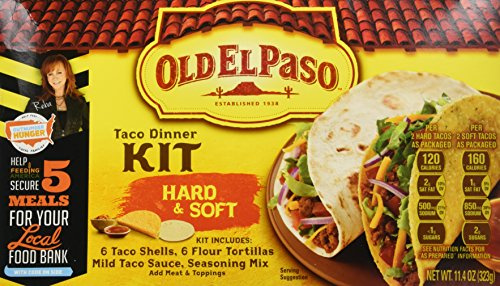 Old El Paso Taco Kit de vaisselle dur 30 cl