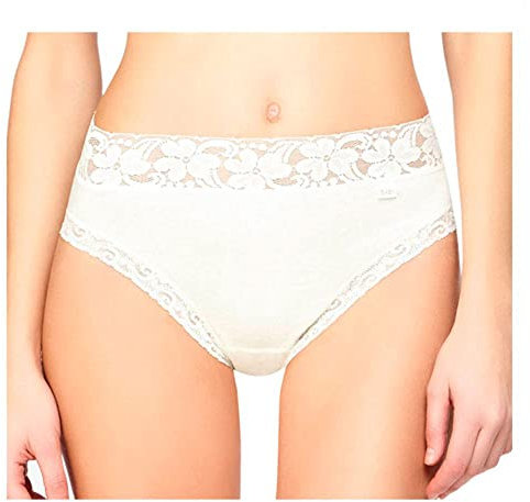 AVET 3324/Pack 6, Braguitas para Mujer, Blanco (White), Large