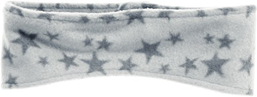 Playshoes Unisex Kinder Fleece-Stirnband Winter-Stirnband, grau Sterne, one size