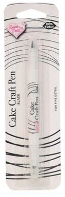 Rainbow Dust Black Edible Ink Icing Food Pen - Add Features to Icing Models