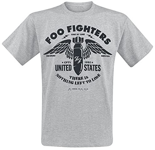 Foo Fighters Unisex Foots05mg04 T-Shirt, grau, XL