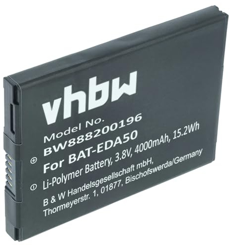 vhbw Akku kompatibel mit Honeywell Scanpal EDA40 | EDA50, EDA50K, EDA50hc Barcodescanner POS (4000mAh, 3,8V, Li-Polymer)