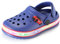 Kinder Jungen Mädchen LED Clogs Süße leichte Sommer Hausschuhe Garden Beach Sandalen Blue 24 EU