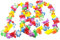 R&F srls 24 COLLANE HAWAIANE Doppio Petalo Collana Hawaiana Fiori Finti Hawaii Feste Festa