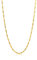 MIORE Kette Damen Singapur Halskette Gelbgold 14 Karat / 585 Gold, Länge 45 cm Schmuck
