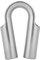 Alomejor Dedal de Cuerda Dedal de Tubo de Acero Inoxidable para 6 mm 7 mm 8 mm 10 mm 12 mm 15 mm 18 mm 20 mm 22 mm 24 mm Cuerda(10mm-1 PC)