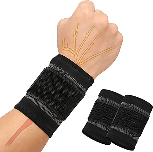 Handgelenk Bandagen, Handgelenkstütze, Handgelenkband, Handbandage Rechts und Links, Handgelenkbandage Fitness mit Klettverschluss