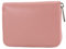 modamoda de P04 Portefeuille pour femme, en cuir véritable, court, style italien, vieux rose, Small
