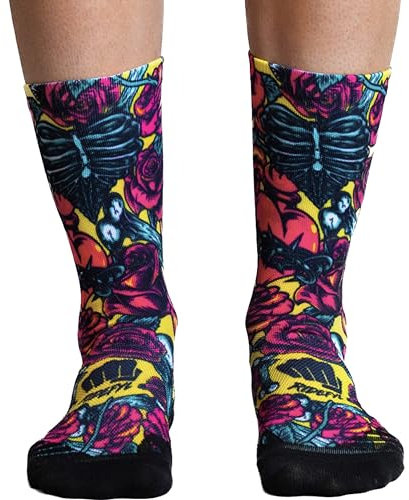 Ridefyl Unisex Rosen socken, M-L (2er Pack)