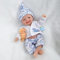 Miaio Reborn Babypuppe 7 Zoll Silikon Puppe Junge Mini Realistische Neugeborene Babypuppen Silikon Ganzkörper Stressabbau für Erwachsene Handgemacht mit Fütterung & Badzubehör