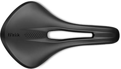 Fizik Tempo Aliante R3 Road Bike Saddle, Carbon Reinforced Shell with Kium Rails, 155mm Width, Black