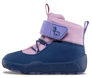Affenzahn Lauflerner Vegan Warmy Winterschuhe gefüttert für Babys und Kleinkinder, Größe 19 – 25 Einhorn - Blau, 23