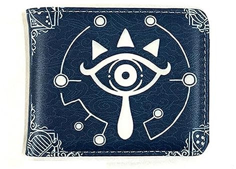 MayDee Portefeuille Zlda, Portefeuille Pliant Zlda Porte-Cartes De Crédit en Cuir PU Court, Unisexe Porte-Monnaie (D)